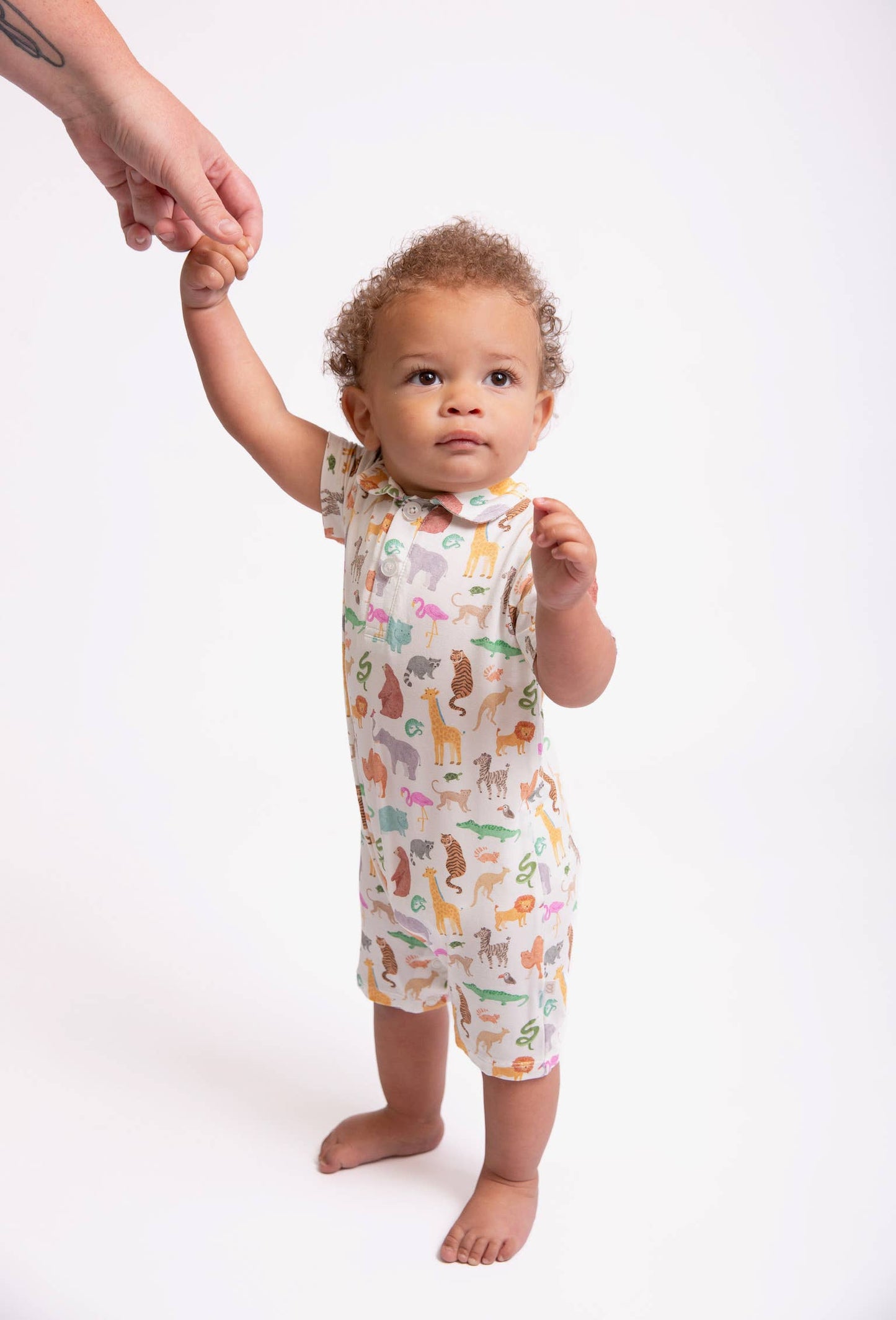Zoo Crew - SS Polo Romper