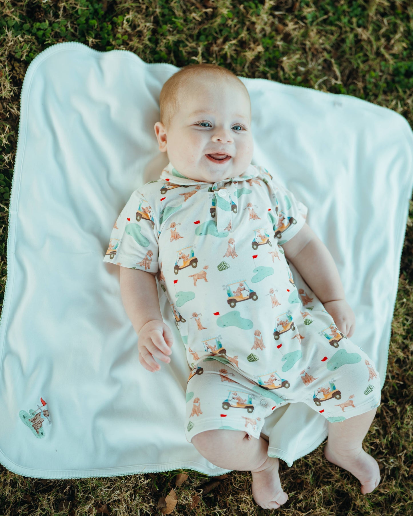 Pip Embroidered Blanket -  Barks & Birdies