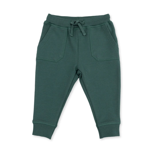 solid smoke pine jogger pants