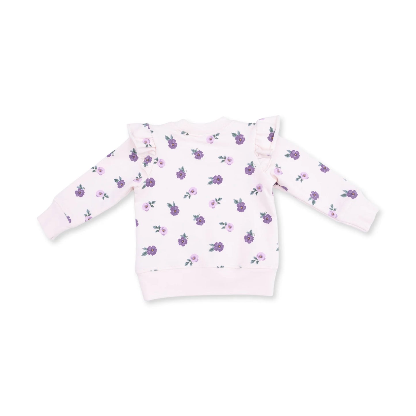 Violetta Floral- ruffle sweatshirt & legging