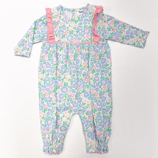 Floral Girl's Romper