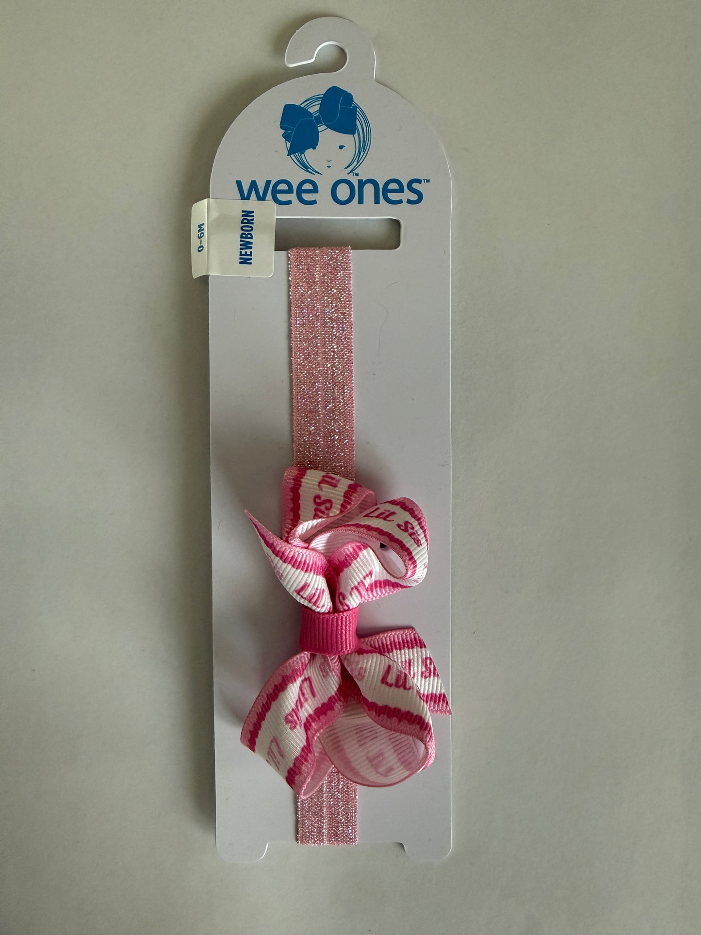 Mini Lil Sister Printed headband