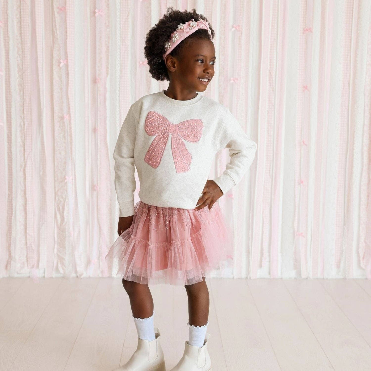 Rose Confetti Tutu Skirt - Kids Boutique Clothing