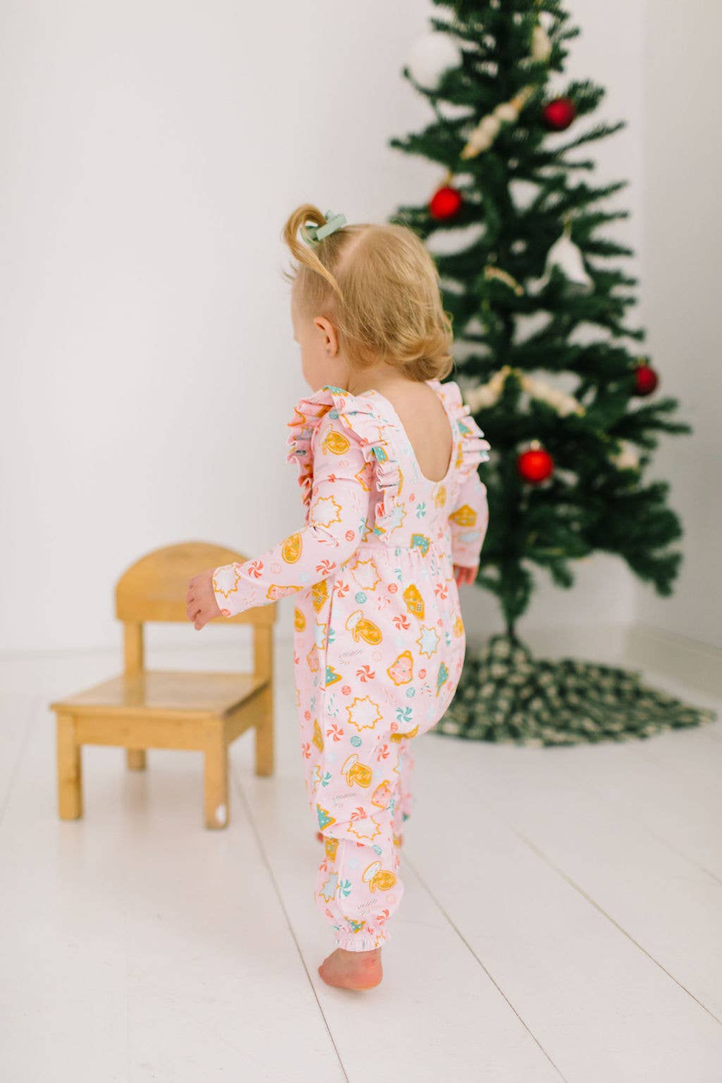 Mabel Romper in Christmas Cookies | baby clothing 