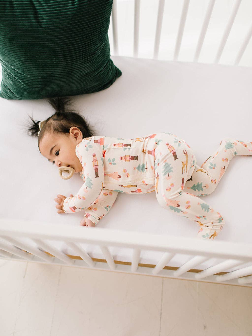 Zippy Bamboo Baby Pajama in Nutcracker | christmas