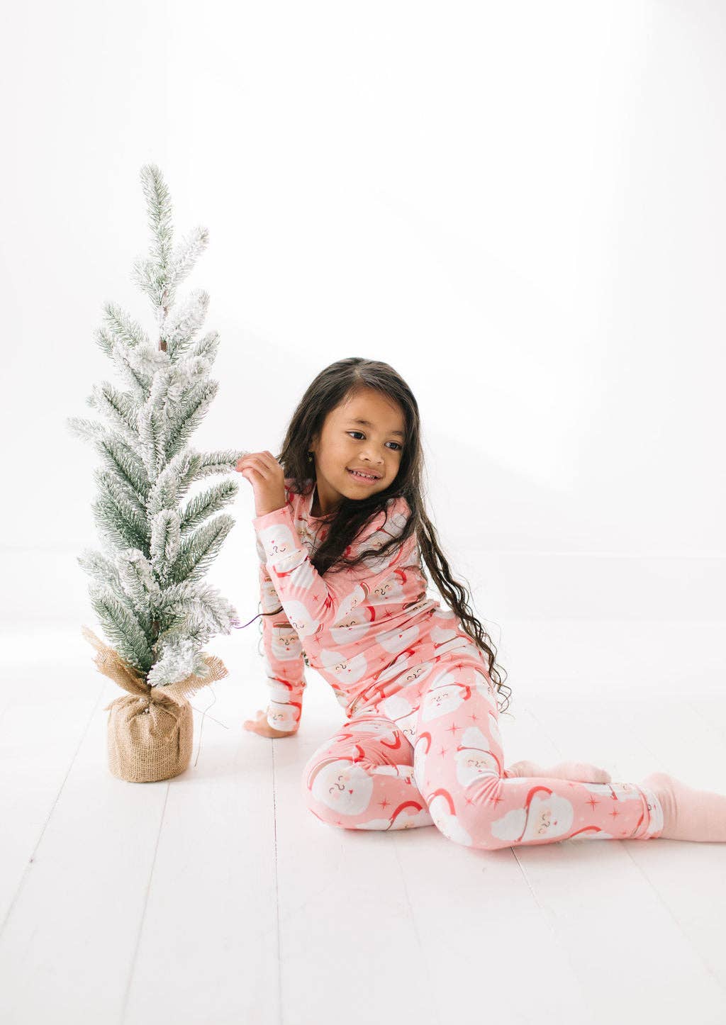 2 piece Bamboo Pajama in Santa Cocoa