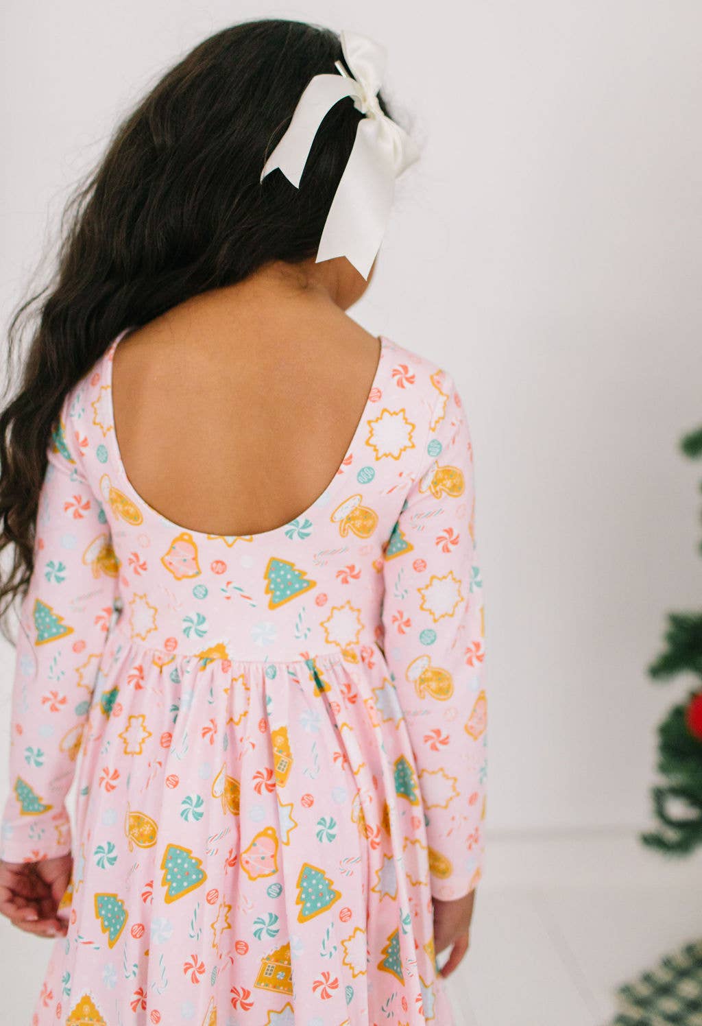Gwendolyn Dress in Christmas Cookies | Girls Dress