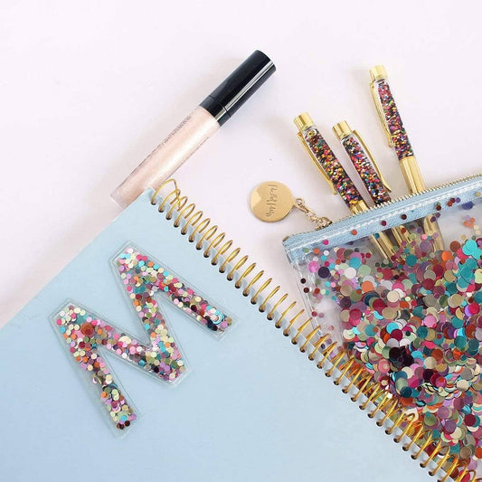 Confetti Letter Stickers - Adhesive Patches