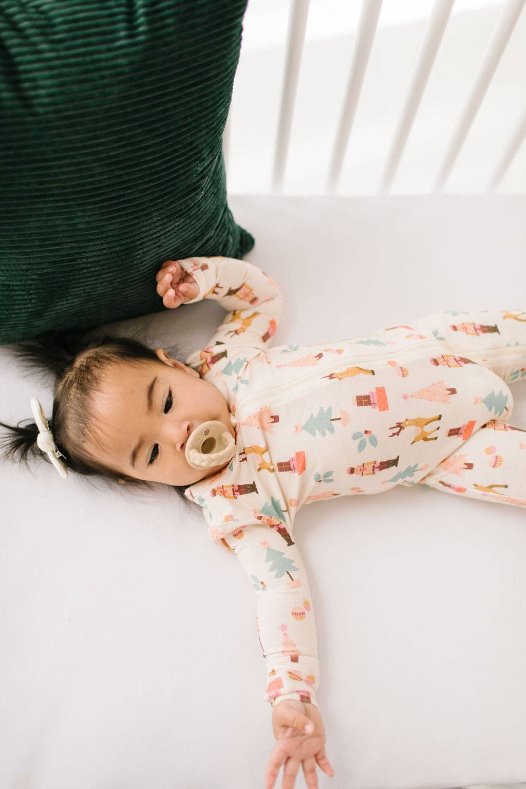 Zippy Bamboo Baby Pajama in Nutcracker | christmas