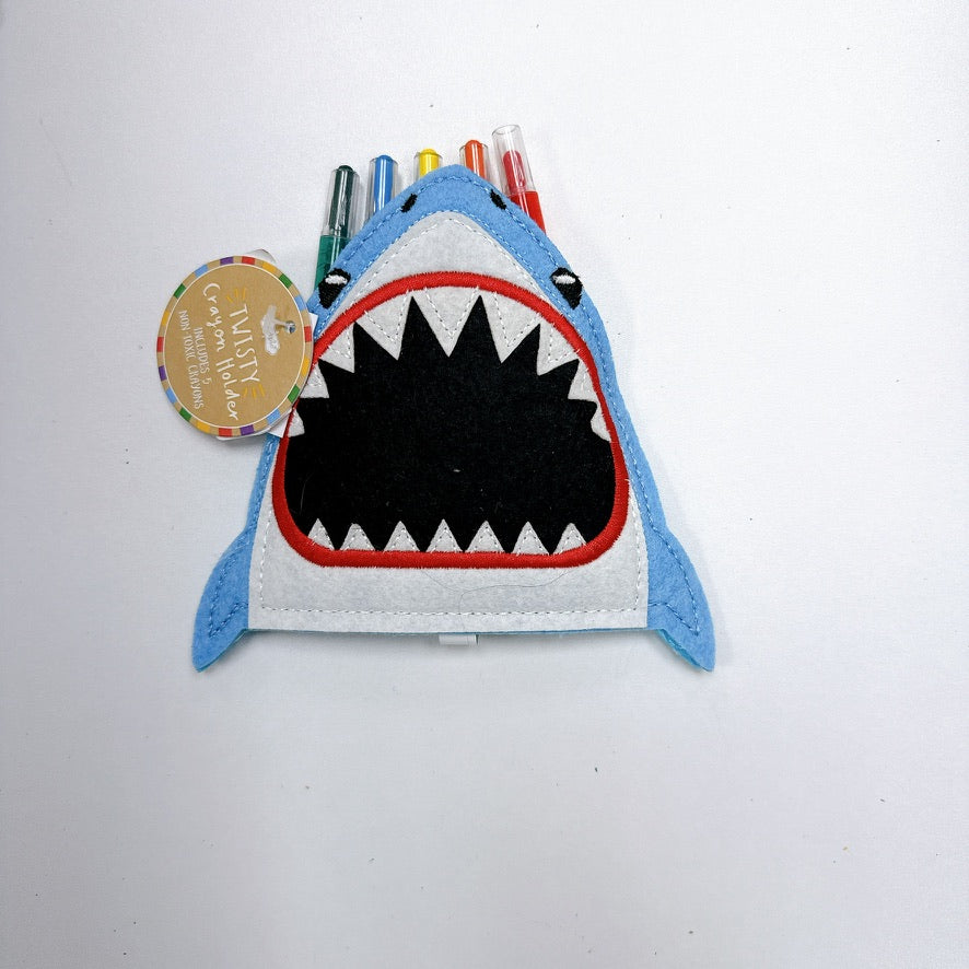 Shark Twisty Crayon Holder