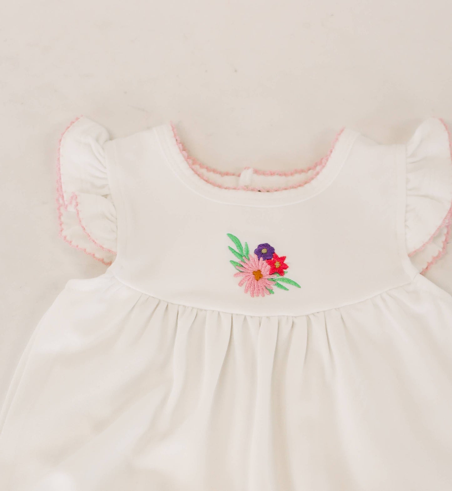 Pip Embroidered Flutter Bubble -Flower Fields