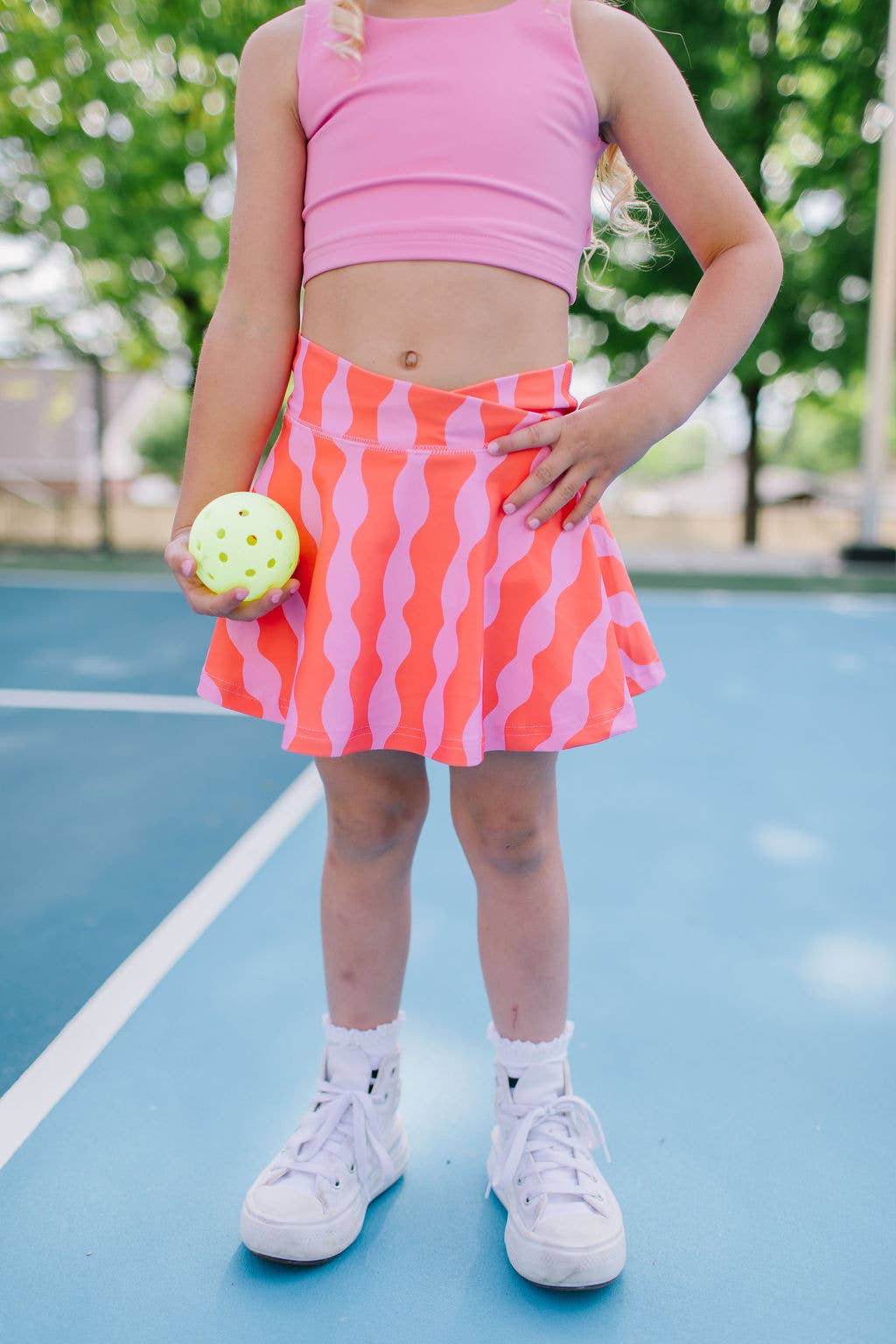 Ashlyn Athletic Set in Carnation Crinkle