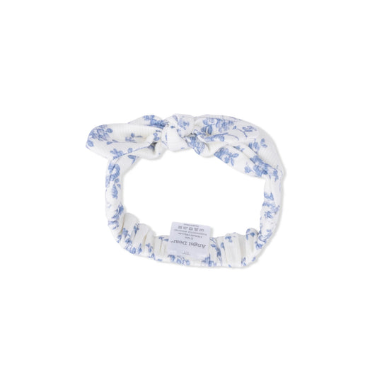 Baby blue vines floral- headband