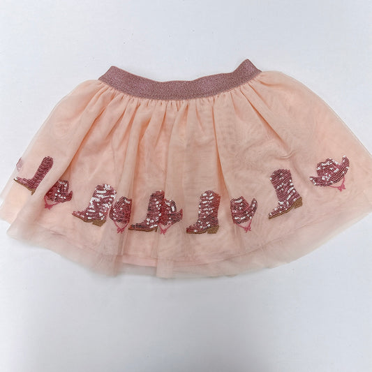 Pink Boot Tutu Skirt