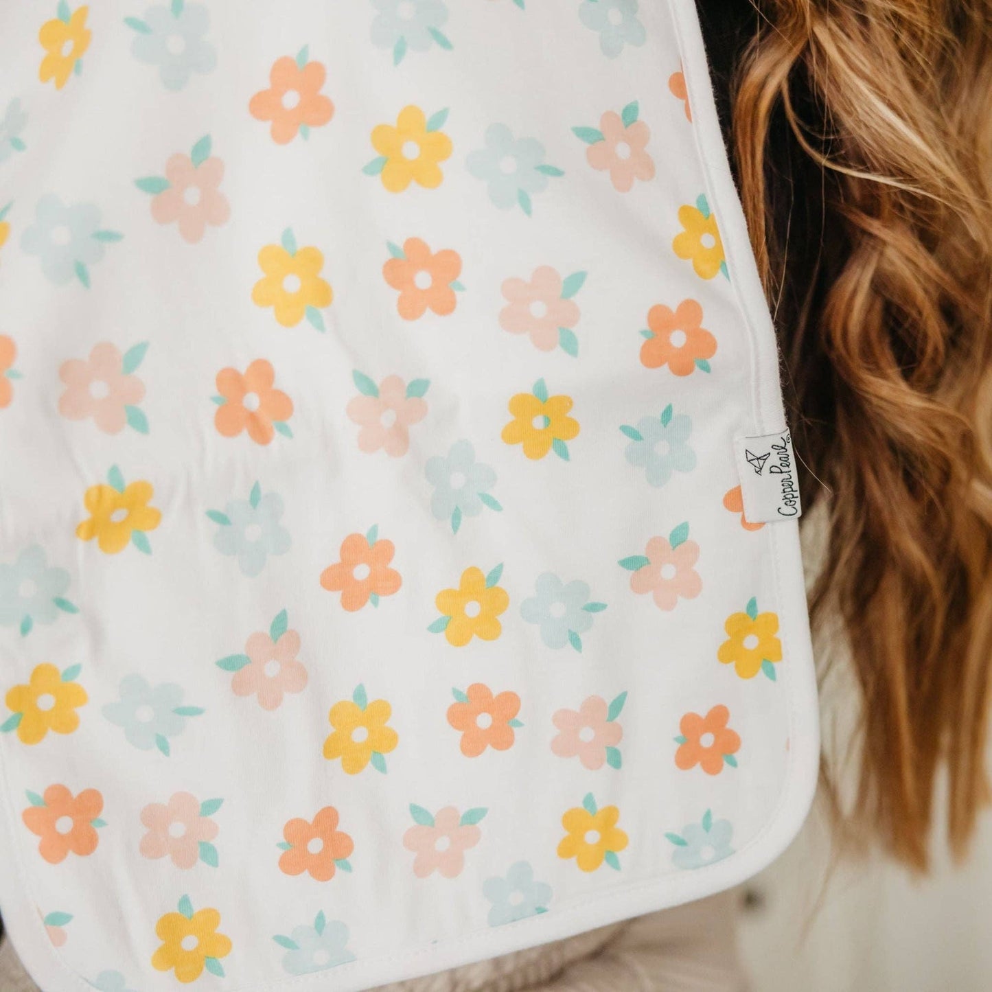 3 Pack Premium Burp Cloths - Cheery