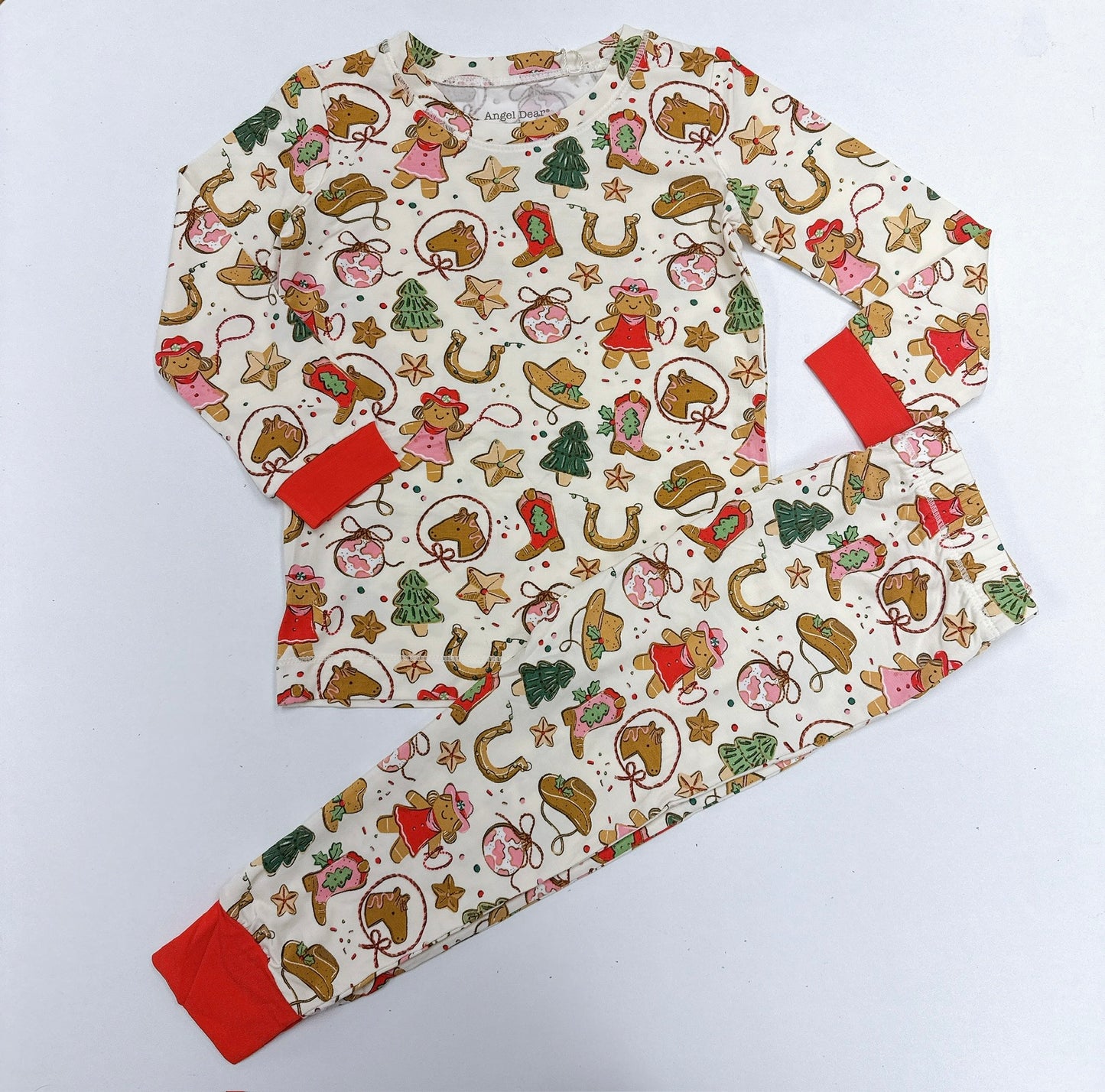 Cowgirl Christmas Cookies L/S Loungewear Set