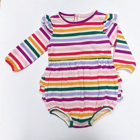 Colorful Rainbow stripe bubble