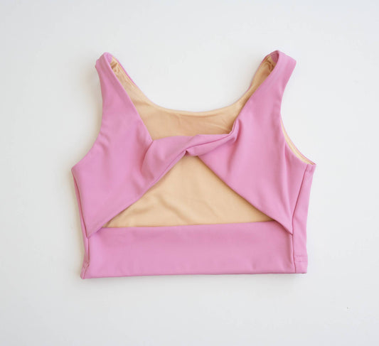 Ashlyn Athletic Top in Carnation Pink