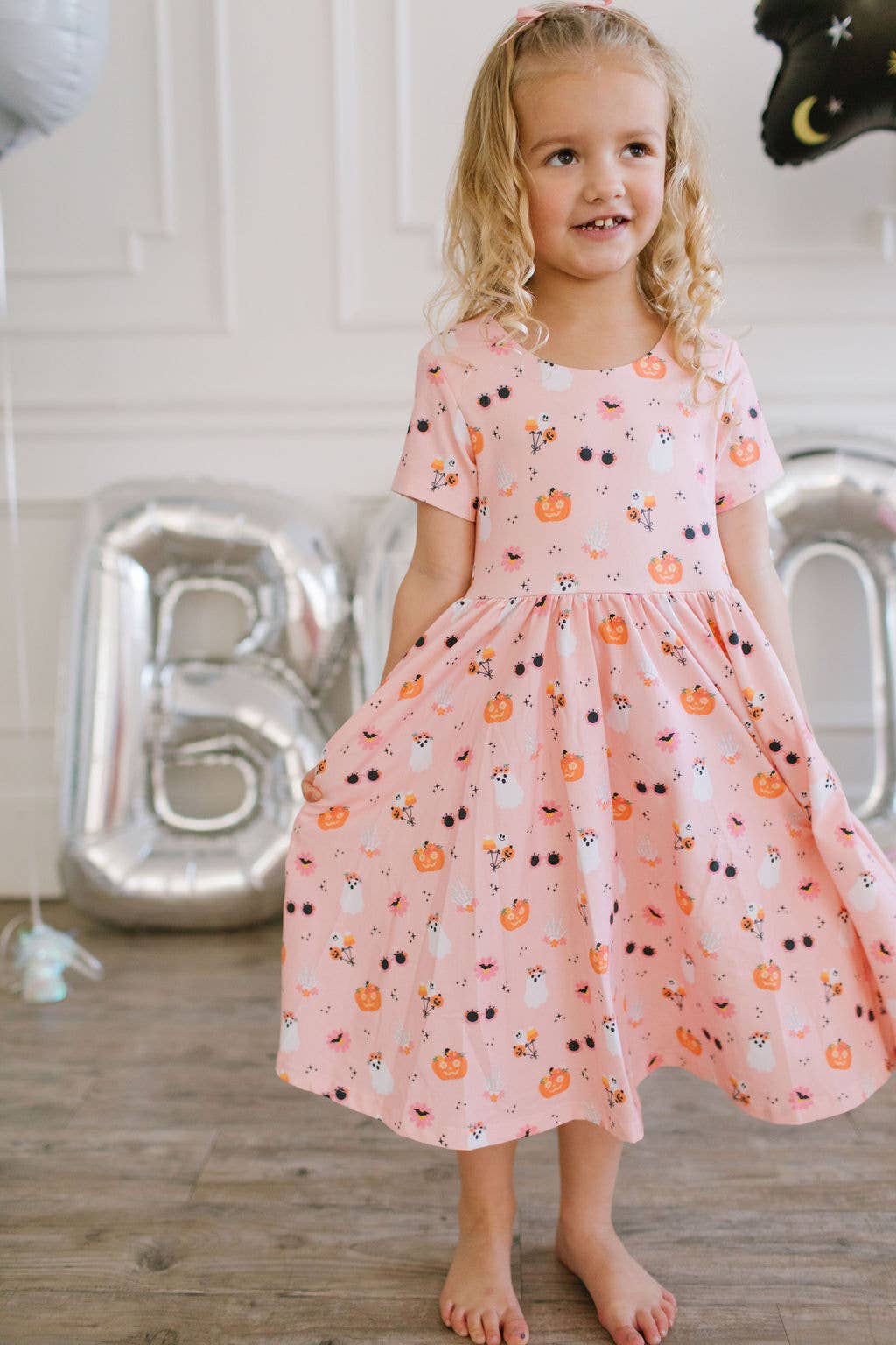 Classic Twirl Dress in Hippie Halloween | Girls Dress