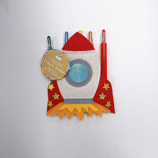 Rocket Twisty Crayon Holder