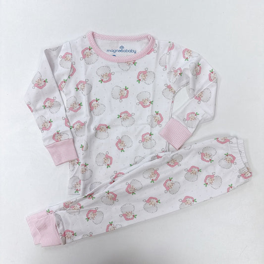 Santa Baby- Long Pajamas Pink