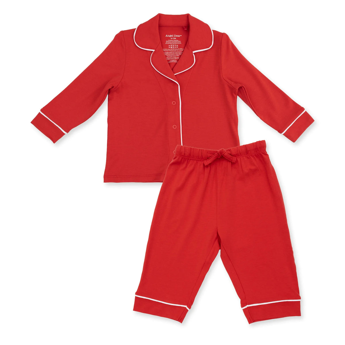Ribbon Red- Kids Long Sleeve Coat Style with Pant
