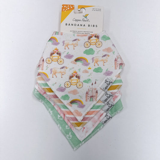 Enchanted Baby Bandana Bib Set (4-pack)