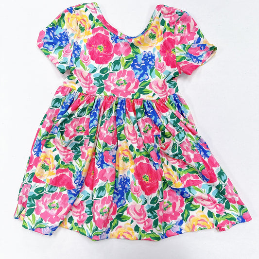 Wildflower Wishes S/S Pocket Twirl Dress