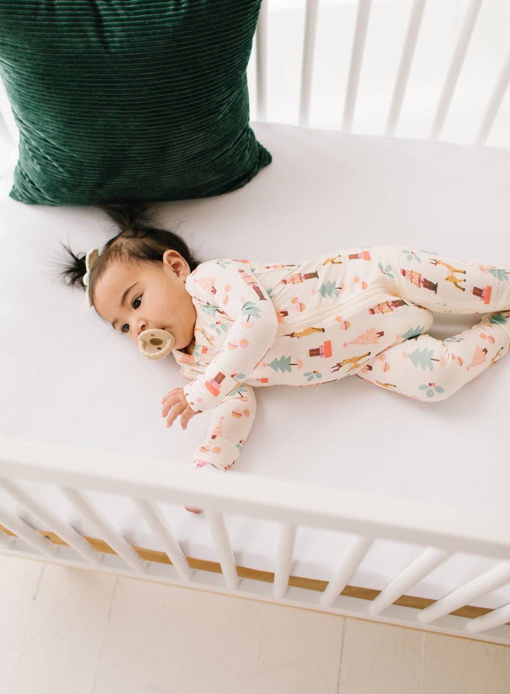 Zippy Bamboo Baby Pajama in Nutcracker | christmas