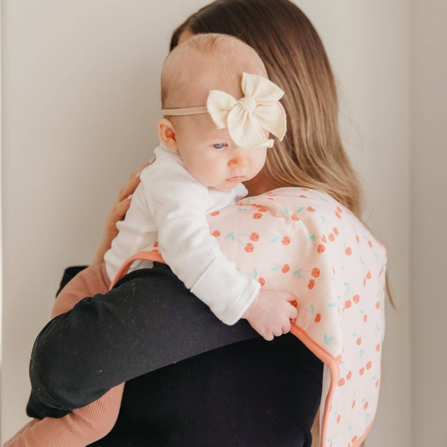 3 Pack Premium Burp Cloths - Cheery