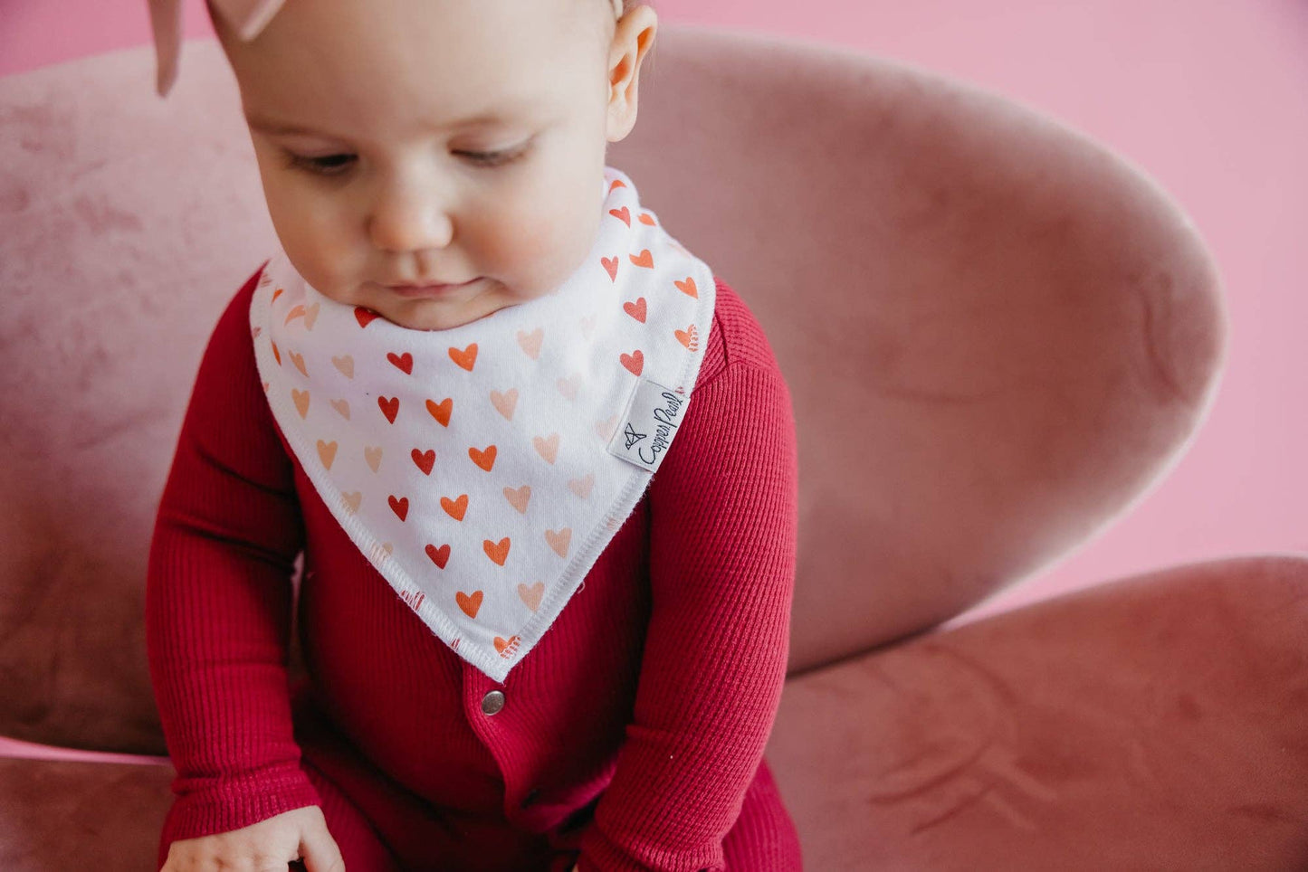 Baby Bandana Bibs - Crush