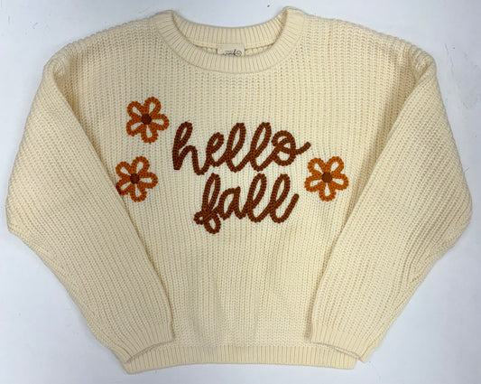 Hello Fall Knit Sweater