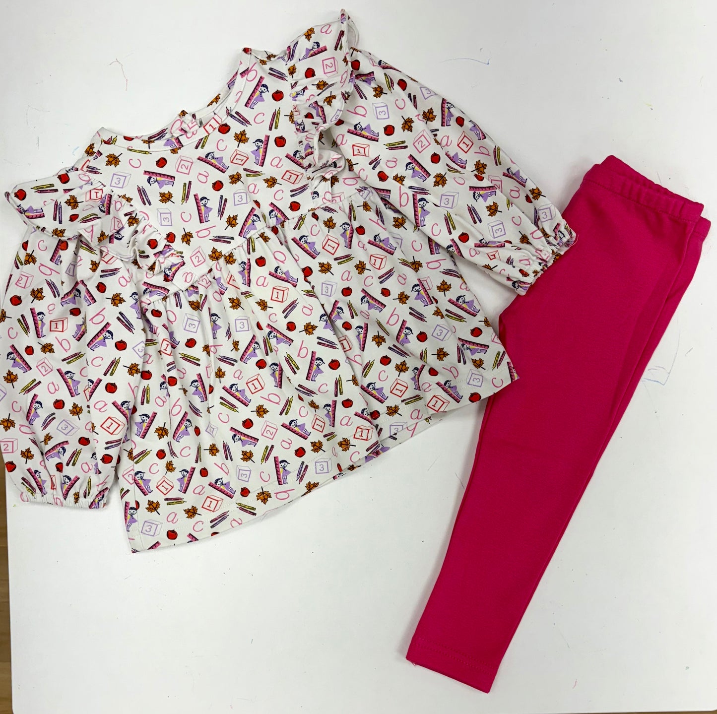ABC Top and Leggings Set