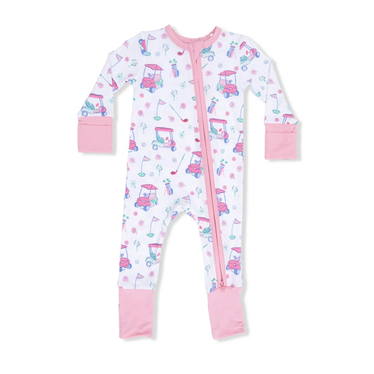 Golf and Flowers Convertible Romper