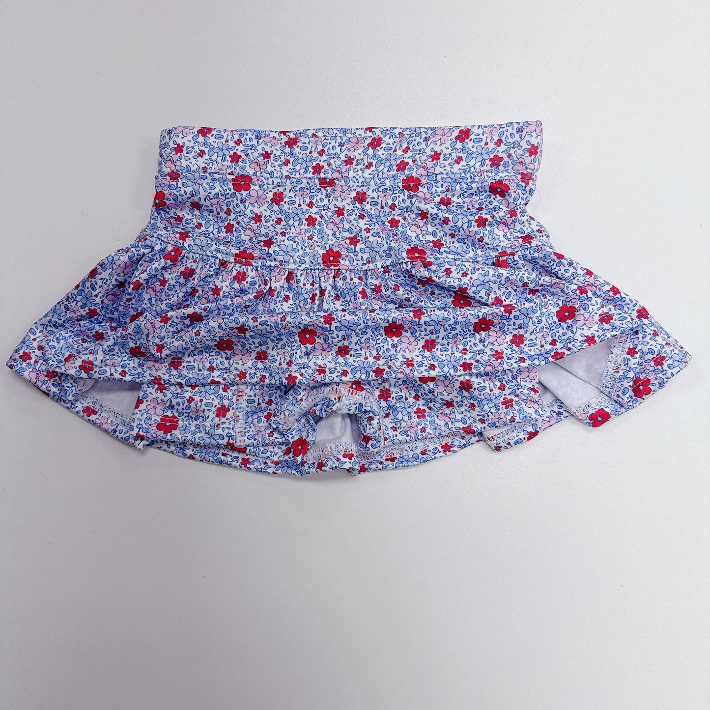 American Floral Gathered Skort