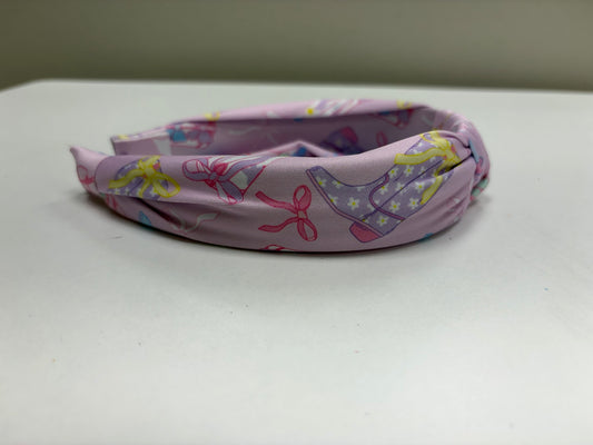 Rodeo Boots and Bows Top Knot