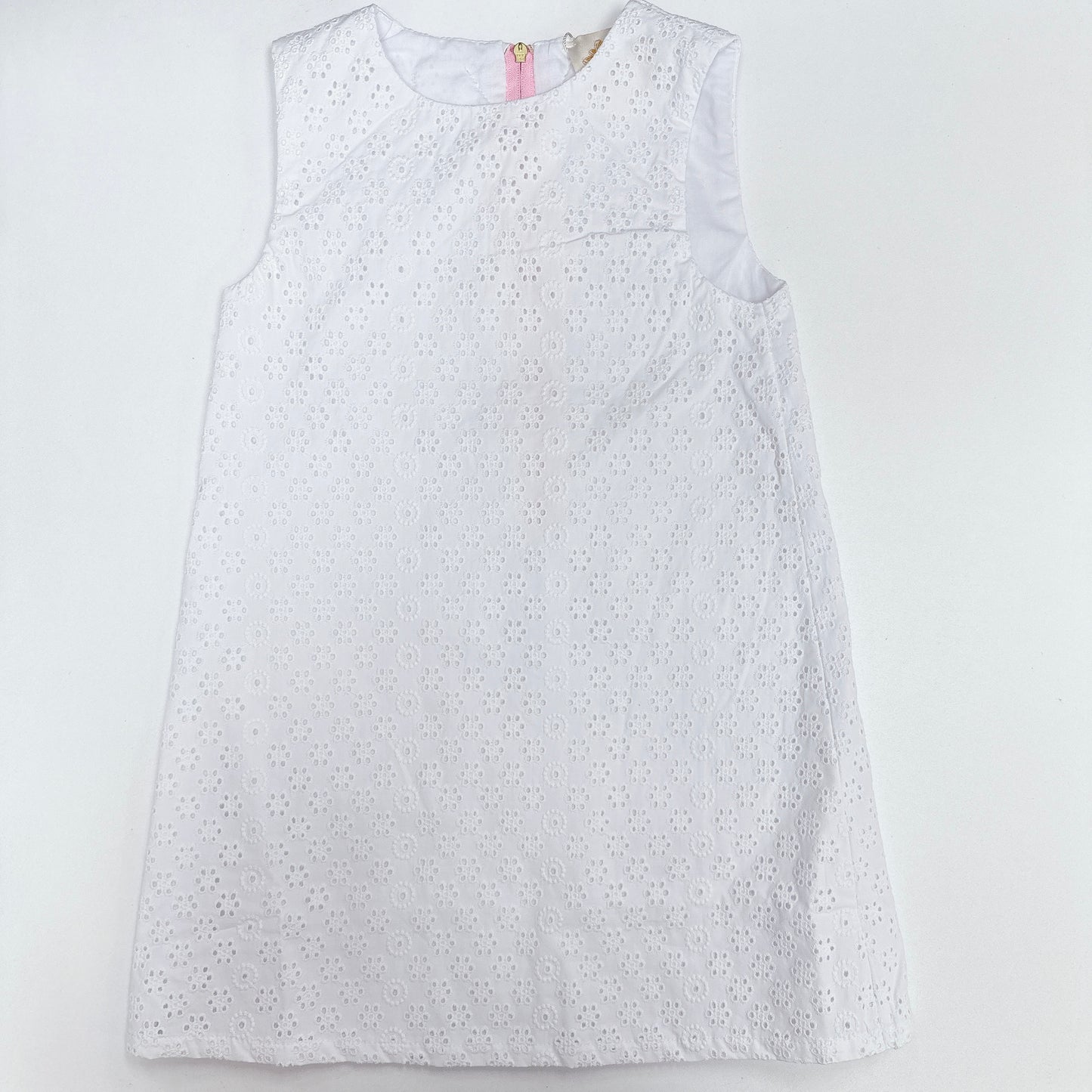 sleeveless betts bow dress-eyelet