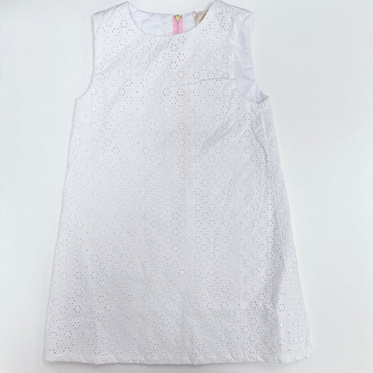 sleeveless betts bow dress-eyelet