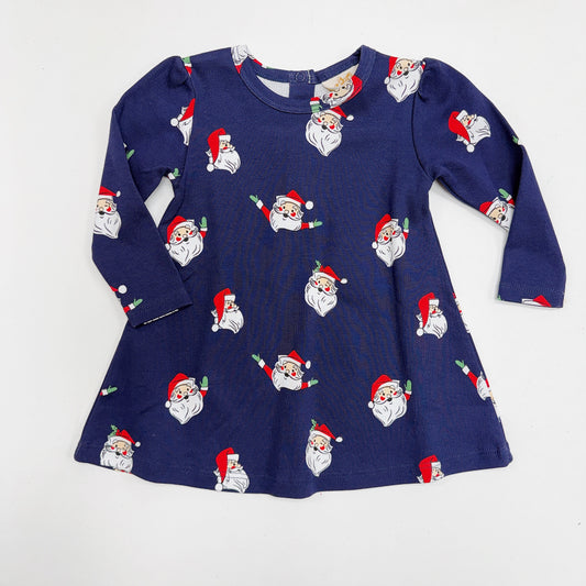 l/s Penny's Play Dress- Jolly Old St. Nick