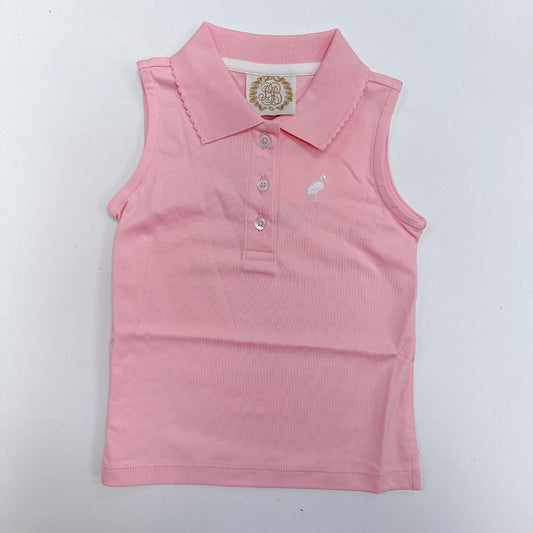 Sleeveless Anna Price Polo - Pink