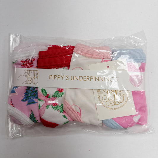 Pippys Underpinnings Set- Assorted Holiday