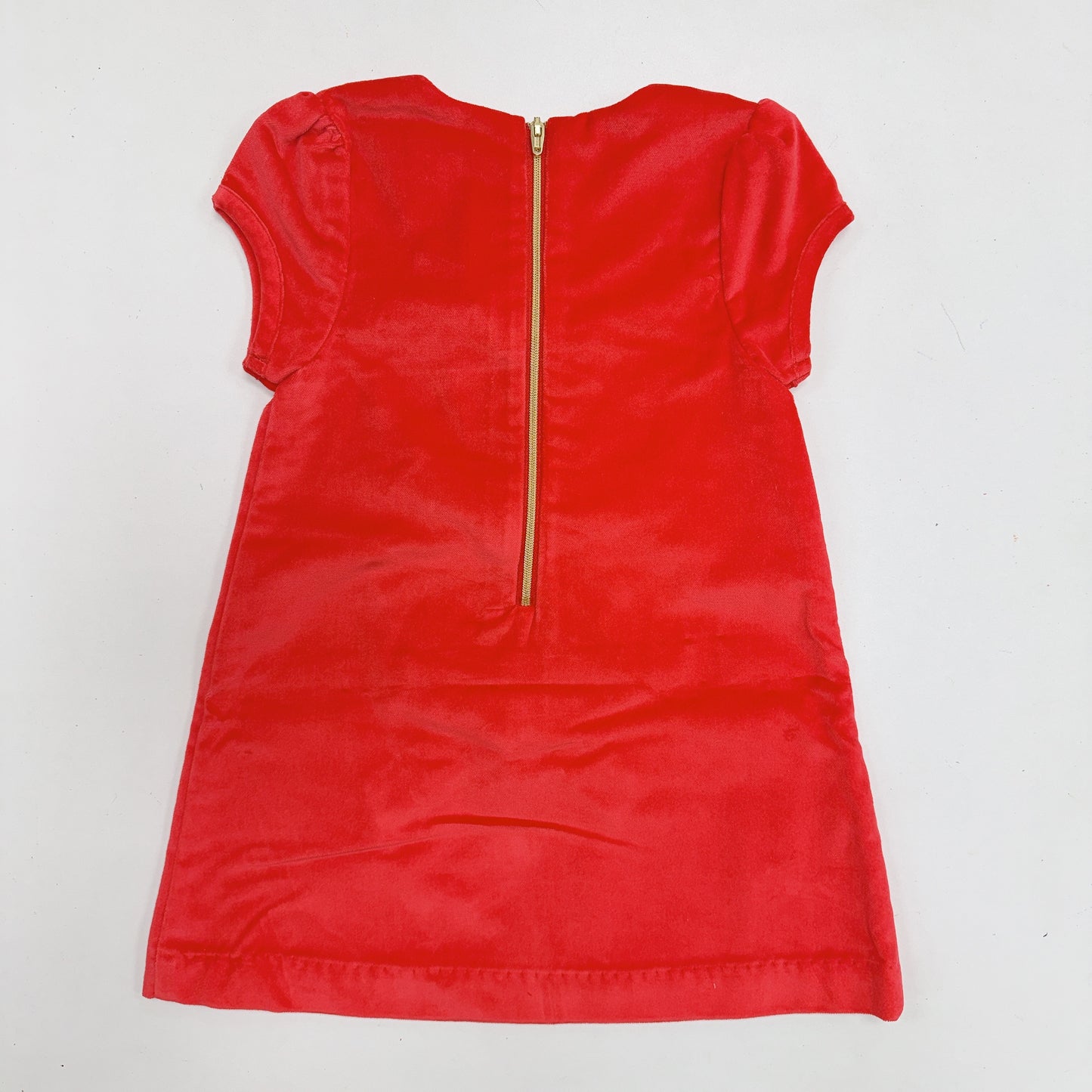 Betts Bow Dress- Velveteen