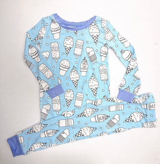 Blue Colorful Cones Colorable Pajamas