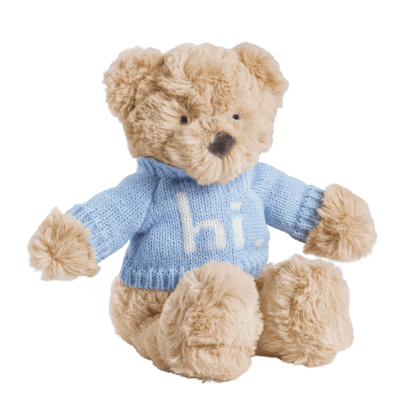 Blue Hi Bear Plush