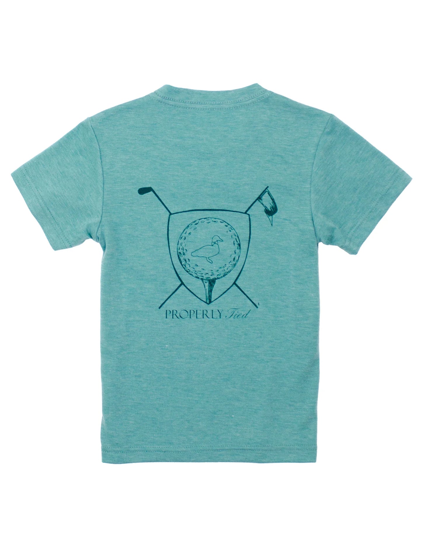 Boys Portland Pocket Tee Time Clover