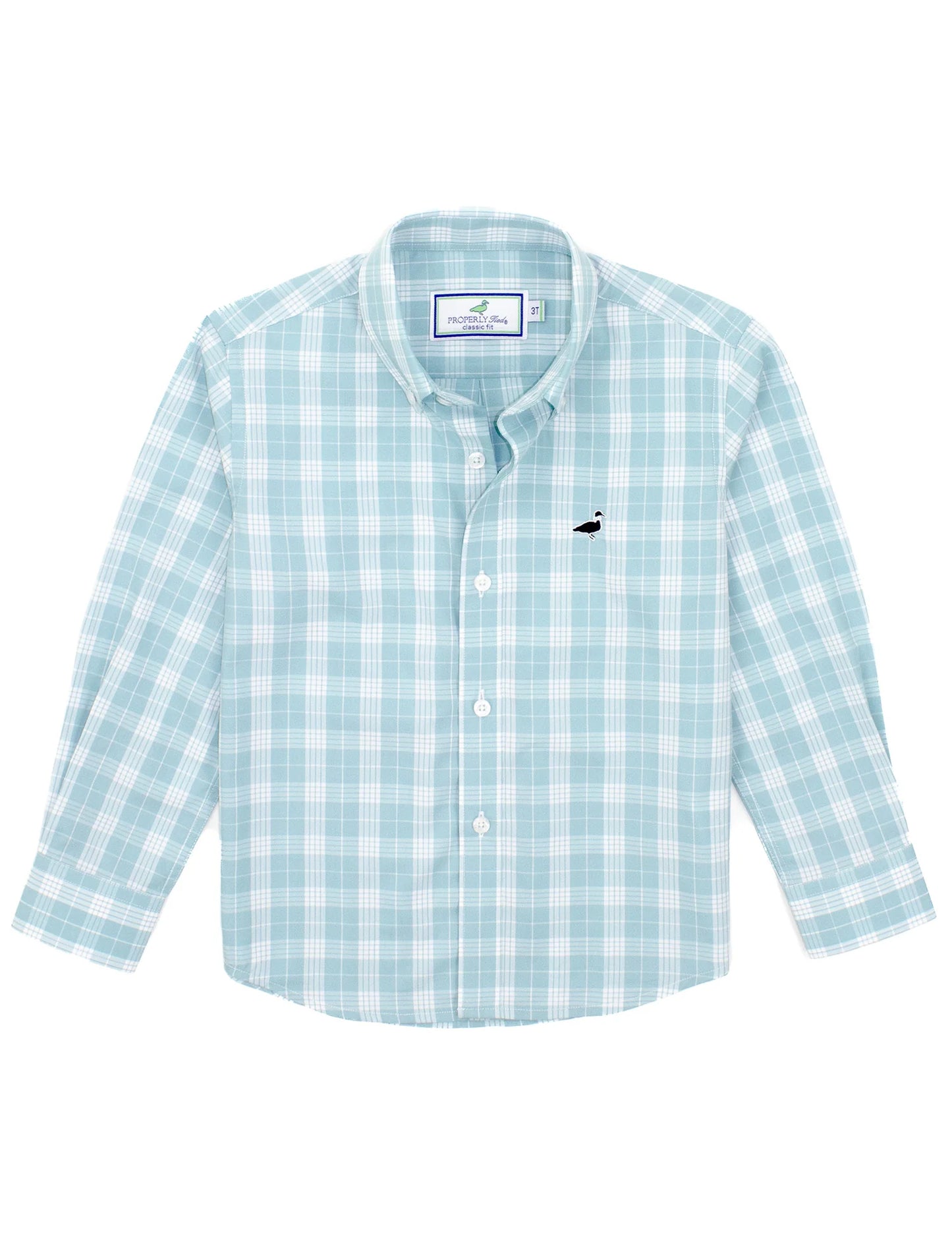 Boys Seasonal Sportshirt - Spanish Moss