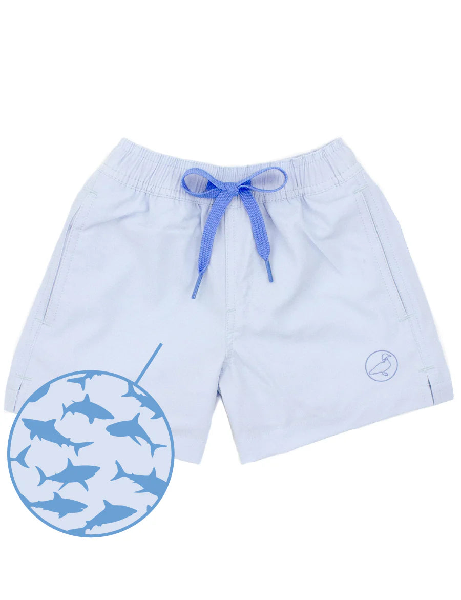 Boys Splash Swim - Shark Attack