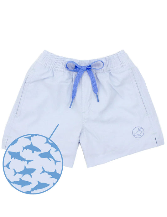 Boys Splash Swim - Shark Attack