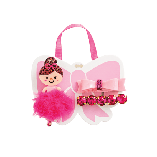 Ballerina Hair Clip Set - Brunette