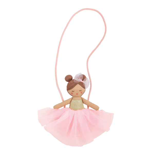 Ballerina Tulle Purse - Brunette